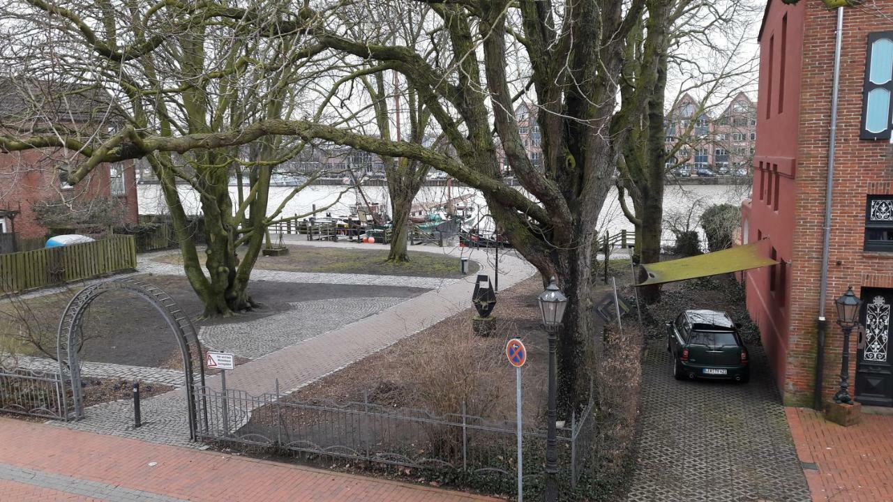 Haus Am Hafen Appartement Leer Buitenkant foto